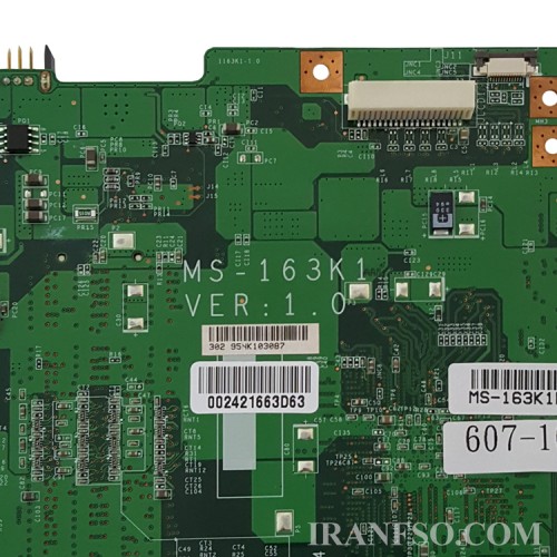 مادربرد لپ تاپ ام اس آی VR603_MS-163K1