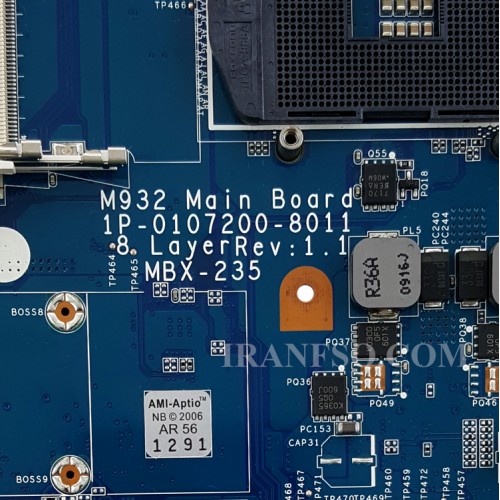 مادربرد لپ تاپ سونی VPC-F13_MBX-235 512MB گرافیک دار