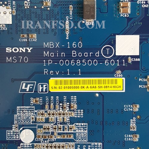 مادربرد لپ تاپ سونی VGN-N MBX-160 بدون گرافیک