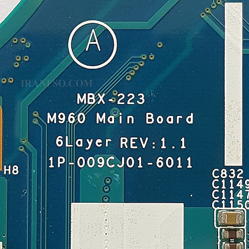 مادربرد لپ تاپ سونی VPC-EB_MBX-223 LCD بدون گرافیک سوکت ریز