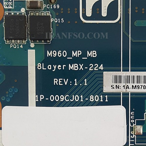 مادربرد لپ تاپ سونی VPC-EB_MBX-224 1GB گرافیک دار سوکت ریز