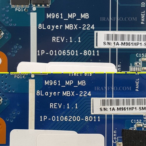 مادربرد لپ تاپ سونی VPC-EA_MBX-224 512MB گرافیک دار سوکت درشت
