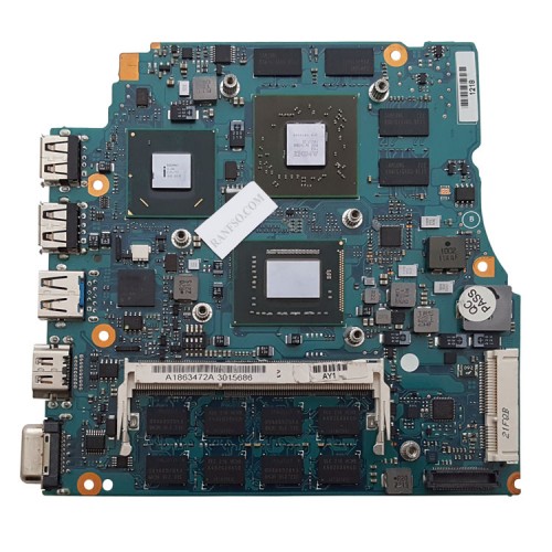 مادربرد لپ تاپ سونی VPC-SA-SB-SC CPU-I3-2_MBX-237 4GB-512MB گرافیک دار
