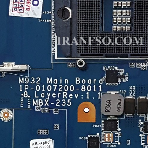 مادربرد لپ تاپ سونی VPC-F13_MBX-235 1GB گرافیک دار