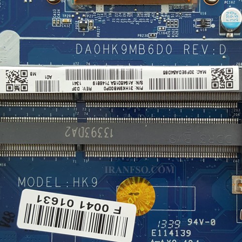 مادربرد لپ تاپ سونی SVF152 CPU-I5_HK9 گرافیک دار