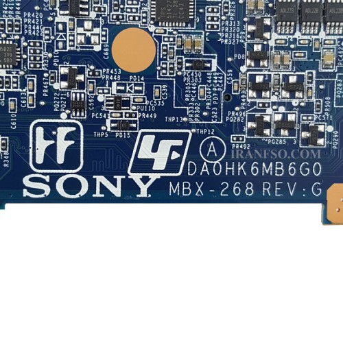 مادربرد لپ تاپ سونی SVE14_DA0HK6MB6G0_MBX-268 گرافیک دار-یک اسلات رم خراب