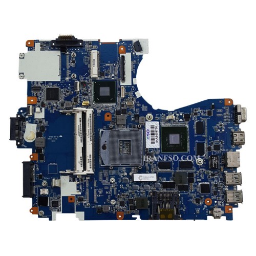 مادربرد لپ تاپ سونی VPCF2 HM65_MBX-243_V081_1P-0113202-8011_3D Support_VGA-2GB گرافیک دار