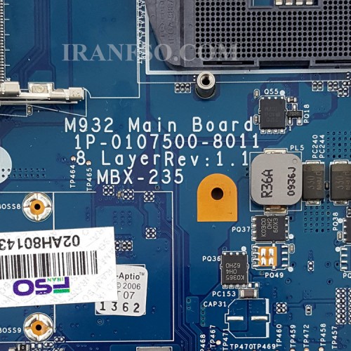 مادربرد لپ تاپ سونی VPCF13_MBX-235 VGA-1GB گرافیک دار-تعمیری