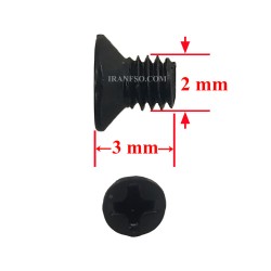پیچ M2x3 سرتخت پک 10 عددی
