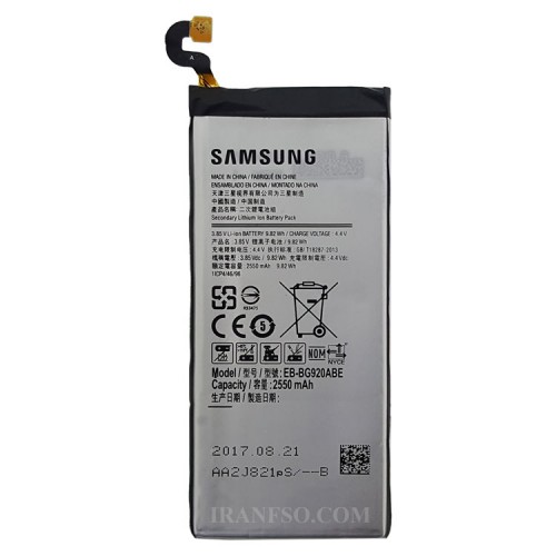 باتری موبایل سامسونگ Galaxy S6_BG920ABE