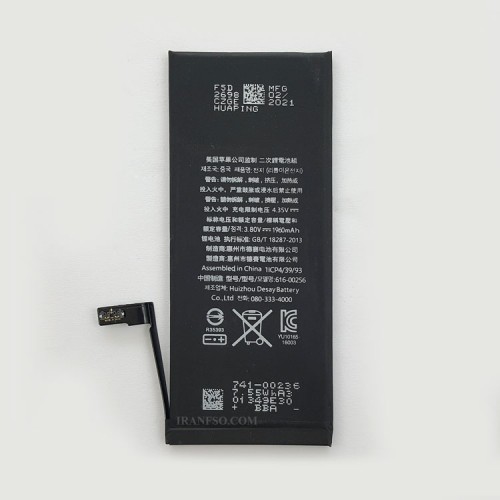 باتری موبایل اپل Iphone 7_T18287-2013 شش ماه گارانتی-1960 میلی آمپر ساعت