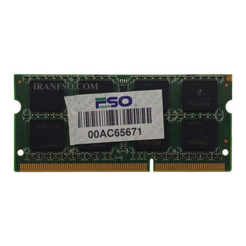 رم لپ تاپ 8 گیگ Adata DDR3-PC3L-1600-12800 MHZ 1.35V شش ماه گارانتی