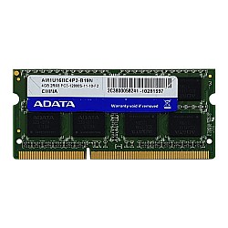 رم لپ تاپ 4 گیگ Adata DDR3-1600-12800MHZ 1.5V شش ماه گارانتی