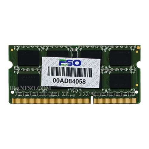 رم لپ تاپ 4 گیگ Adata DDR3-1600-12800MHZ 1.5V شش ماه گارانتی