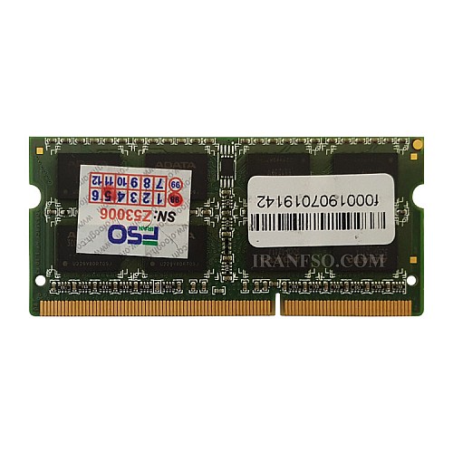 رم لپ تاپ 4 گیگ Adata DDR3-1600-12800MHZ 1.5V