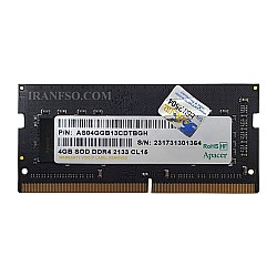 رم لپ تاپ 4 گیگ Apacer DDR4-2133 MHZ 1.2V