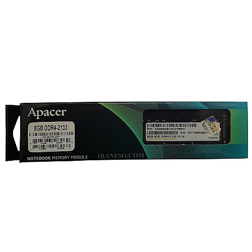 رم لپ تاپ 8 گیگ Apacer DDR4-2133 MHZ 1.2V