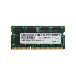 رم لپ تاپ 4 گیگ Apacer DDR3-1333-10600 MHz 1.5V شش ماه گارانتی