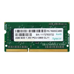 رم لپ تاپ 4 گیگ Apacer DDR3-PC3L 1600-12800 MHz 1.35V