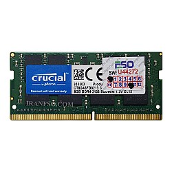 رم لپ تاپ 8 گیگ Crucial DDR4-2133 MHZ 1.2V