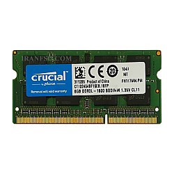 رم لپ تاپ 8 گیگ Crucial DDR3-PC3L-1600-12800 MHZ 1.35V