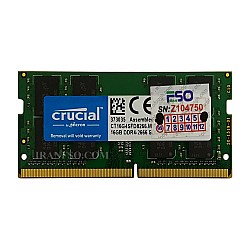 رم لپ تاپ 16 گیگ Crucial DDR4-2666 MHZ 1.2V