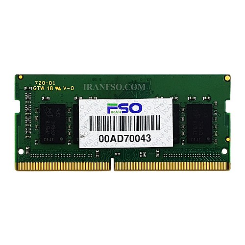 رم لپ تاپ 4 گیگ Crucial DDR4-2133 MHZ 1.2V شش ماه گارانتی