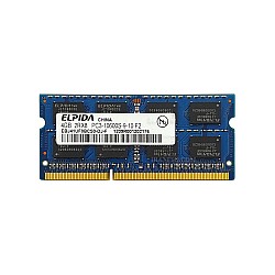 رم لپ تاپ 4 گیگ Elpida DDR3-1333-10600 MHZ 1.5V شش ماه گارانتی