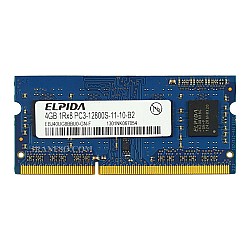 رم لپ تاپ 4 گیگ Elpida DDR3-1600-12800 MHZ 1.5V یک سال گارانتی
