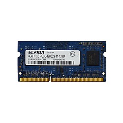 رم لپ تاپ 4 گیگ Elpida DDR3-PC3L-1600-12800 MHZ 1.35V شش ماه گارانتی 