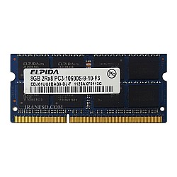 رم لپ تاپ 8 گیگ Elpida DDR3-1333-10600 MHz 1.5V شش ماه گارانتی