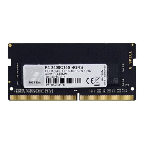 رم لپ تاپ 4 گیگ G.SKILL DDR4 2400 MHz 1.2V گارانتی آواژنگ