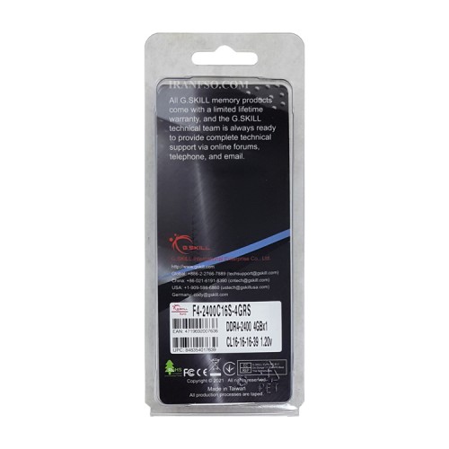 رم لپ تاپ 4 گیگ G.SKILL DDR4 2400 MHz 1.2V گارانتی آواژنگ