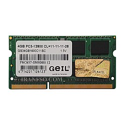 رم لپ تاپ 4 گیگ Geil DDR3-1600-12800MHZ 1.5V
