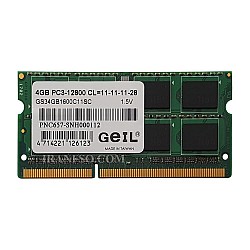 رم لپ تاپ 4 گیگ Geil DDR3-1600-12800MHZ 1.5V