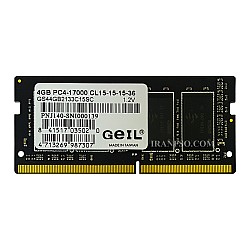 رم لپ تاپ 4 گیگ Geil DDR4-2133-MHZ 1.2V گارانتی آواژنگ