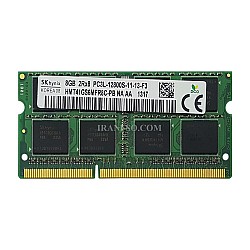 رم لپ تاپ 8 گیگ Hynix DDR3-PC3L-1600-12800 MHZ 1.35V یک سال گارانتی
