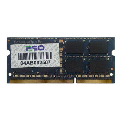 رم لپ تاپ 2 گیگ Hynix DDR3 1066-8500 MHz 1.5V سه ماه گارانتی