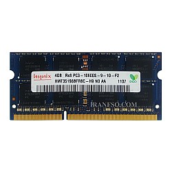 رم لپ تاپ 4 گیگ Hynix DDR3-1333-10600 MHZ 1.5V یک سال گارانتی