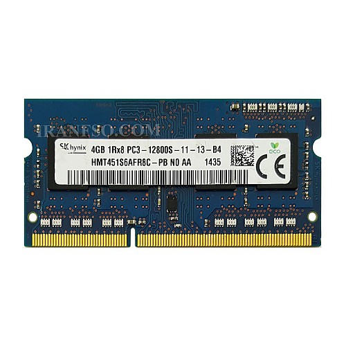 رم لپ تاپ 4 گیگ Hynix DDR3-1600-12800 MHZ 1.5V یک سال گارانتی