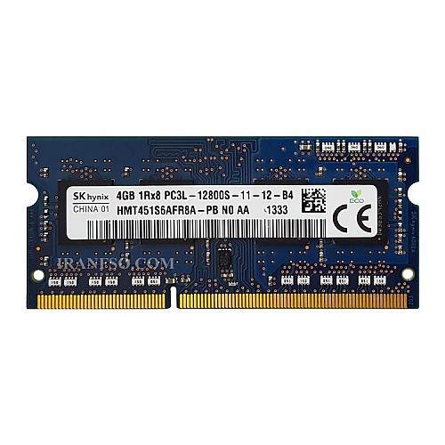 رم لپ تاپ 4 گیگ Hynix DDR3-PC3L-1600-12800 MHZ 1.35V