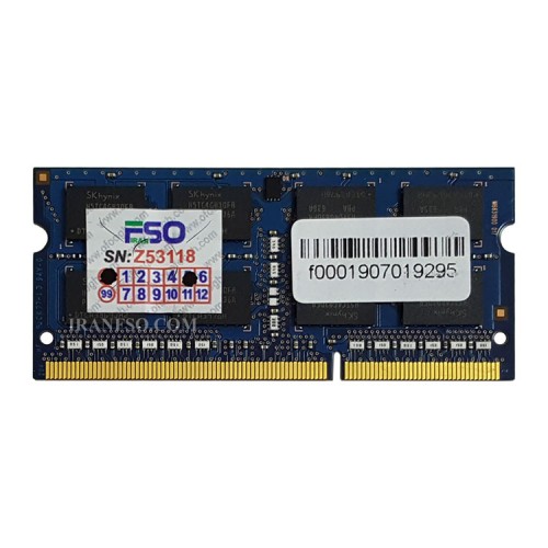 رم لپ تاپ 8 گیگ Hynix DDR3-PC3L-1600-12800 MHZ 1.35V
