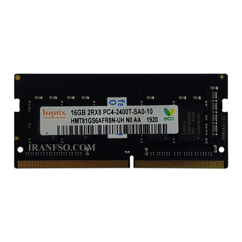 رم لپ تاپ 16 گیگ Hynix DDR4-2400 MHZ 1.2V یک سال گارانتی