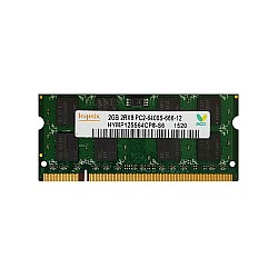 رم لپ تاپ 2 گیگ Hynix DDR2-800-6400 MHZ 1.8V یک ماه گارانتی