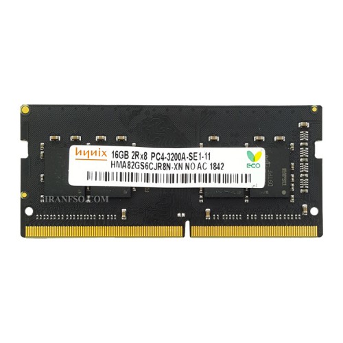 رم لپ تاپ 16 گیگ Hynix DDR4-3200 MHZ 1.2V یک سال گارانتی