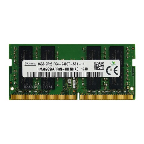 رم لپ تاپ 16 گیگ Hynix DDR4-2400 MHZ 1.2V شش ماه گارانتی