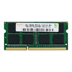 رم لپ تاپ 4 گیگ Hynix 4GB DDR3-PC3L 1333-10600MHz 1.35V شش ماه گارانتی