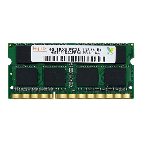 رم لپ تاپ 4 گیگ Hynix 4GB DDR3-PC3L 1333-10600MHz 1.35V شش ماه گارانتی