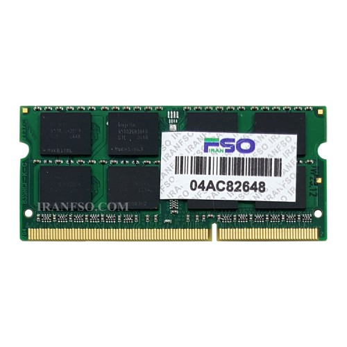 رم لپ تاپ 4 گیگ Hynix 4GB DDR3-PC3L 1333-10600MHz 1.35V شش ماه گارانتی