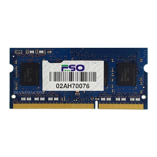 رم لپ تاپ 4 گیگ SK Hynix DDR3-PC3L-1600-12800 MHZ 1.35V شش ماه گارانتی